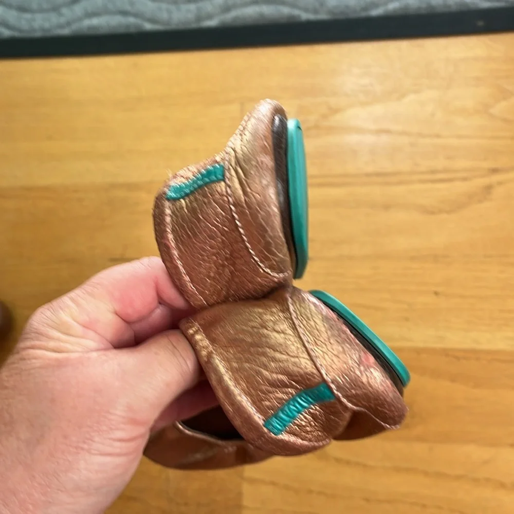 Tieks copper penny ballet flats size 8
